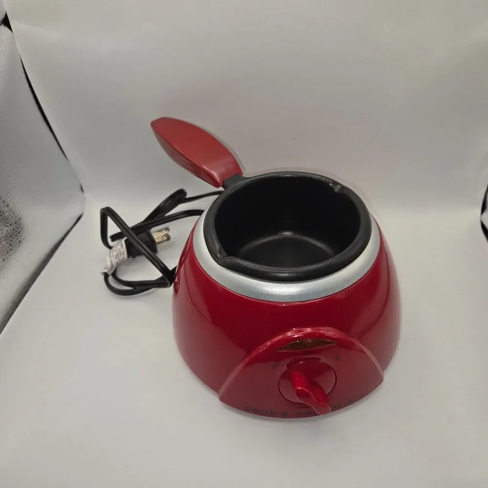 Cook's Essentials Red Chocolate Treat Maker with Molds Model CECM1 CECM1R
